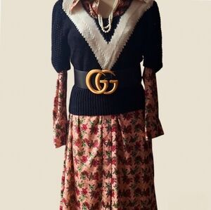 Retro Glam Cashmere Sweater